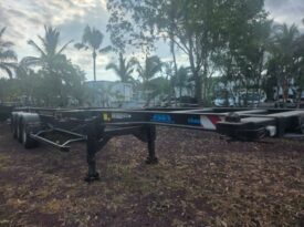 VOLVO FE Remorque Porte Containers avec Chariot 1km