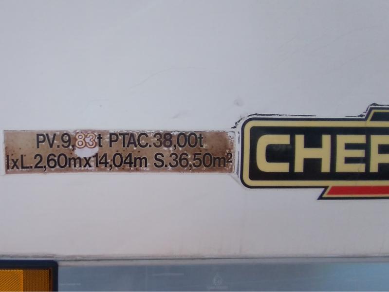 RENAULT TRUCKS C REMORQUE MONO TEMP HAYON RETRACTABLE 13 M 32 PALETTES REMORQUE MONO TEMP HAYON RETRACTABLE 13 M 32 PALETTES  82500km full